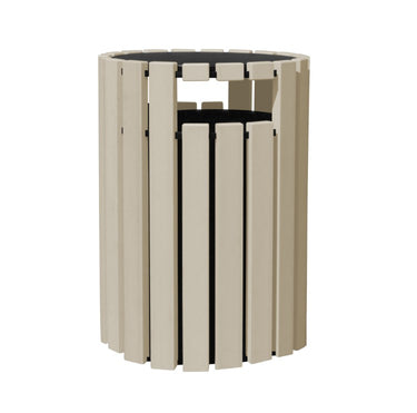 ROUND RECEPT W/RAINCAP SAND 33 GAL